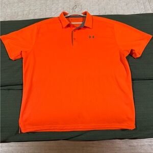 Under Armour Men's Vibrant Orange Polo